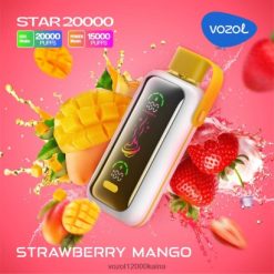 VOZOL Lietuva - VOZOL STAR 20 000 BT0B6396 braškių mango